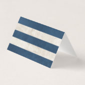 ひまわり素朴のストライプ座席表 名刺 (裏面)