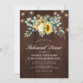 ひまわり素朴のストリングライトのリハーサル 招待状 (正面)