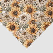 ひまわり素朴のデカップクラフトティッシュペーパー 薄葉紙 (詳細)