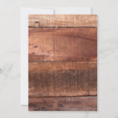 ひまわり素朴のブライダルシャワーへの招待 招待状 (裏面)