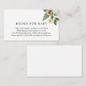 ひまわり素朴のベビー挿入カード用ブック エンクロージャーカード (正面/裏面)