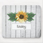 ひまわり素朴のマウスパッド マウスパッド (正面)