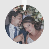 ひまわり素朴のミスター・アンド・ミセス・ファースト・クリスマス オーナメント (裏面)