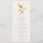 ひまわり素朴のメニュー メニュー (正面)