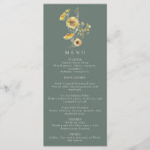 ひまわり素朴のメニュー メニュー (正面)