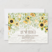 ひまわり素朴の動きのお知らせ 招待状 (正面)