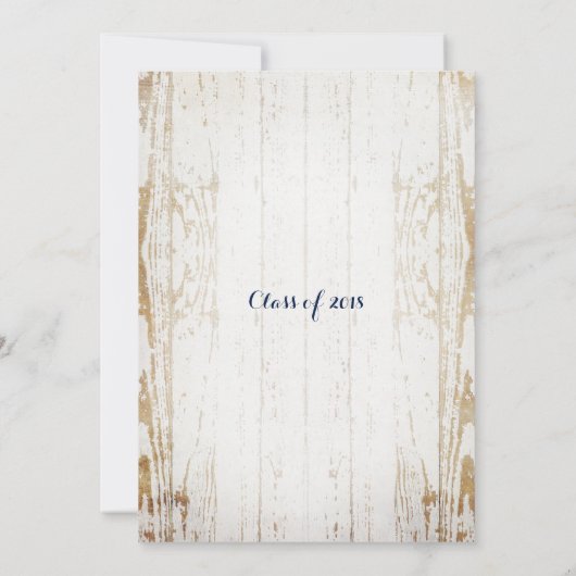 ひまわり素朴の卒業写真の発表 招待状 (裏面)