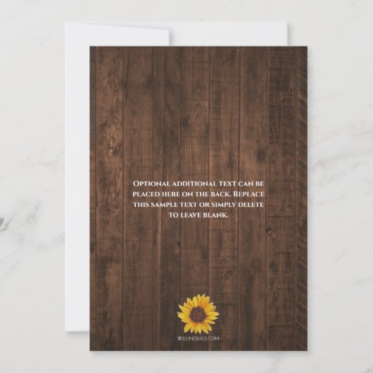 ひまわり素朴の卒業写真の発表 案内状 (裏面)