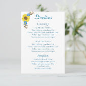 ひまわり素朴の向き エンクロージャーカード (スタンド正面)