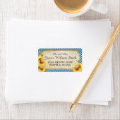 ひまわり素朴の国のピクチ結婚ックのラベル ラベル (インサイチュ)