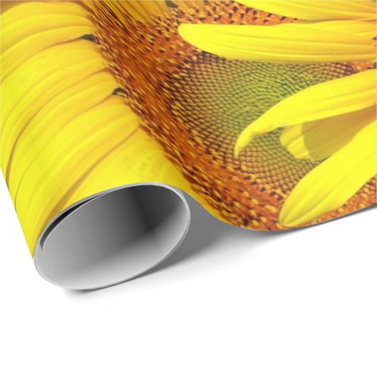 ひまわり素朴の国フローラサマーイエロー ラッピングペーパー (ロールコーナー)