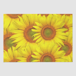 ひまわり素朴の国フローラサマーイエロー 薄葉紙