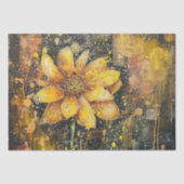 ひまわり素朴の抽象芸術フローラの分離 薄葉紙 (正面)