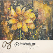 ひまわり素朴の抽象芸術フローラの分離 薄葉紙