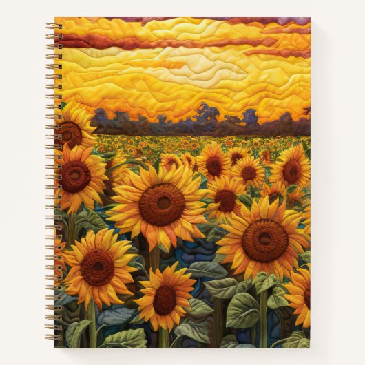 ひまわり素朴の日の出 ノートブック (正面)
