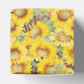 ひまわり素朴の木のテクスチャ フェイバーボックス (上部)