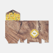 ひまわり素朴の木のテクスチャ フェイバーボックス (折り畳みなし)