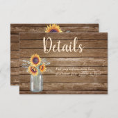 ひまわり素朴の木の国詳細情報 エンクロージャーカード (正面/裏面)