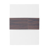 ひまわり素朴の木結婚のモノグラム 招待状ベリーバンド (裏面例)