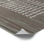 ひまわり素朴の結婚座席表 ポスター (角)