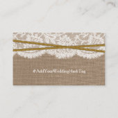 ひまわり素朴の結婚護衛カード プレイスカード (裏面)