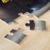 ひまわり素朴の花瓶 |フローラ ジグソーパズル (側面)