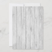 ひまわり素朴の赤ちゃんシャワー 招待状 (裏面)