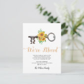 ひまわり素朴の鍵私たちは移動している 案内ポストカード (スタンド正面)