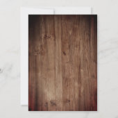 ひまわり素朴ひものライトウッドクロスバプテスマ 招待状 (裏面)