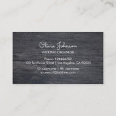 ひまわり素朴ひもひも薄木製 名刺 (裏面)