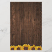 ひまわり素朴ひもライトブライダルシャワービンゴ (裏面)