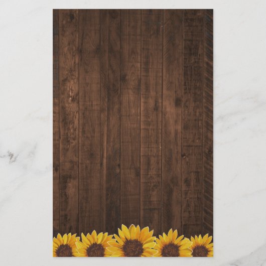 ひまわり素朴ひもライトブライダルシャワービンゴ (裏面)