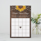 ひまわり素朴ひもライトブライダルシャワービンゴ (スタンド正面)