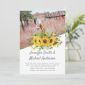 ひまわり素朴をテーマにした結婚文房具予算 (スタンド正面)