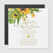 ひまわり素朴をテーマにした赤ちゃんシャワーアンパサンド (正面/裏面)