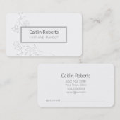 ひまわり素朴ウェディングプランナーアポイントメントカード 予約カード (正面/裏面)