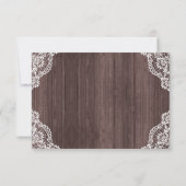 ひまわり素朴ウッド秋RSVPエンクロージャカード 出欠カード (裏面)