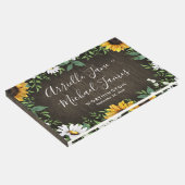 ひまわり素朴カントリーデイジー結婚ズゲストブック ゲストブック (コーナー)