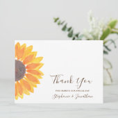 ひまわり素朴サンキューカード サンキューカード (スタンド正面)