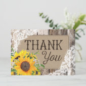 ひまわり素朴サンキューカード サンキューカード (スタンド正面)
