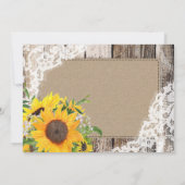 ひまわり素朴サンキューカード サンキューカード (裏面)