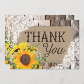 ひまわり素朴サンキューカード サンキューカード (正面/裏面)