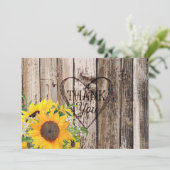 ひまわり素朴サンキューカード サンキューカード (スタンド正面)