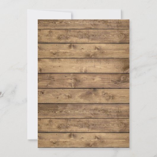 ひまわり素朴ストリングライト女性のカーボーイ誕生日 招待状 (裏面)