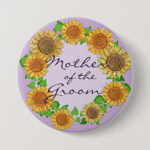 ひまわり素朴セージ緑の母の新郎