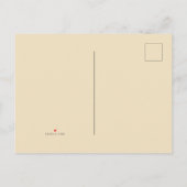 ひまわり素朴デイジー結婚式の日付を保存 案内ポストカード (裏面)