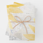 ひまわり素朴デカップルラルフローラ紙 ラッピングペーパーシート (インサイチュ)