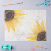 ひまわり素朴デカップルラルフローラ紙 薄葉紙 (クラフト)