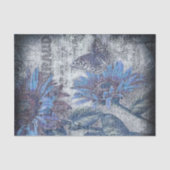 ひまわり素朴バタフライブルーエフエメラデクページ 薄葉紙 (正面)