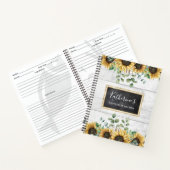 ひまわり素朴バーンウッドカントリーレシピブック ノートブック (内部)